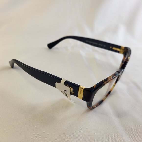 Coach HC6078 5337 Women's Rx-able Eyeglasses Teal Confetti NWT - Picture 2 of 6